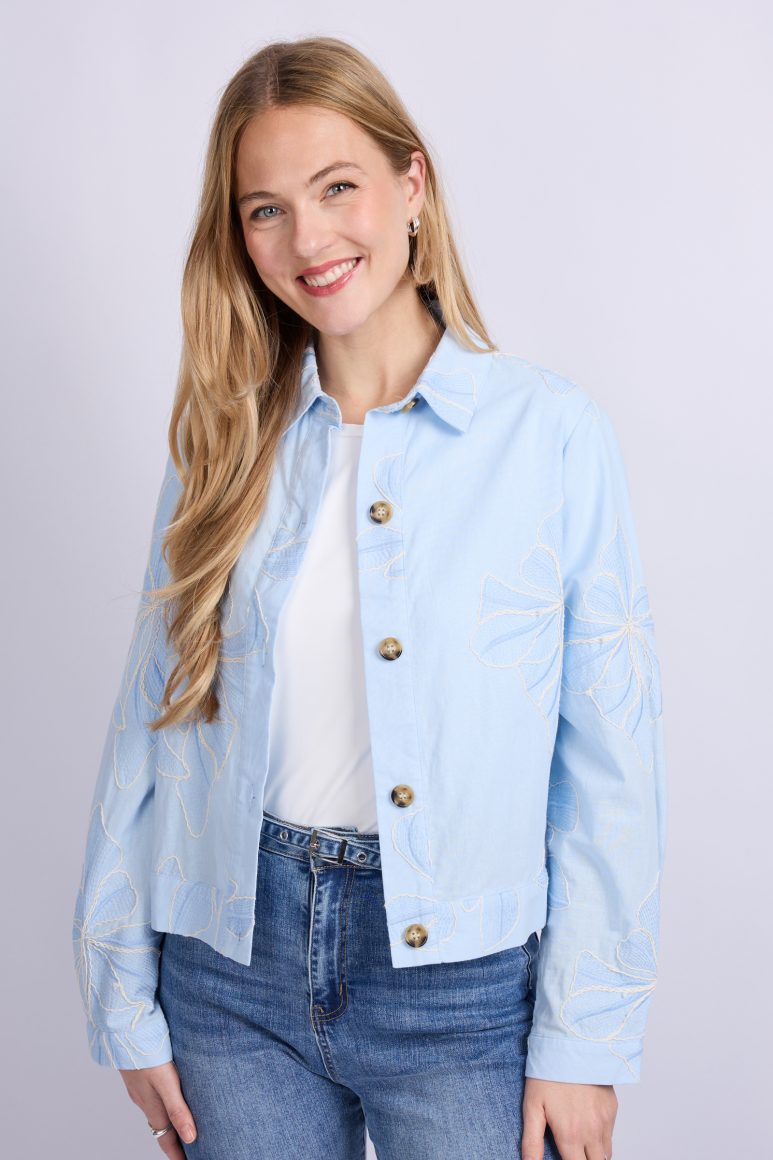 C&S Lunae Blouse blue mist/light denim blue