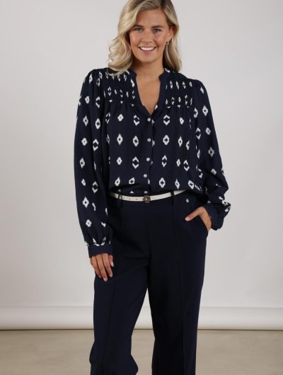 Nukus Philou Blouse navy