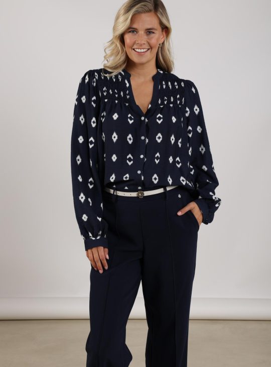Nukus Philou Blouse navy
