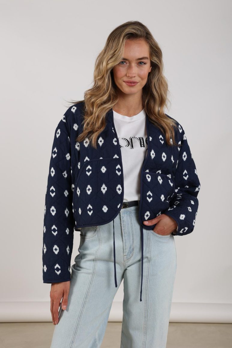 Nukus Jolie Cardigan Vest navy