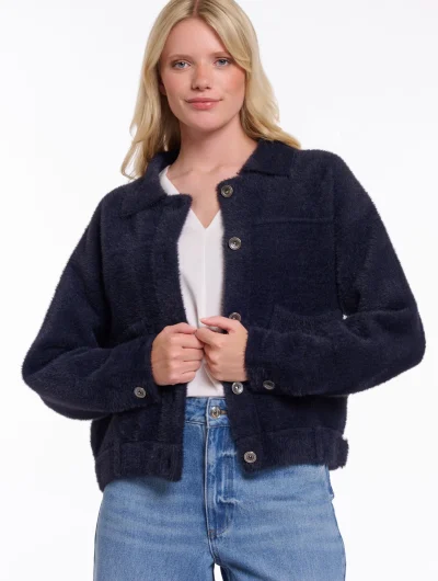 Rino & Pelle Bubbly Vest donkerblauw