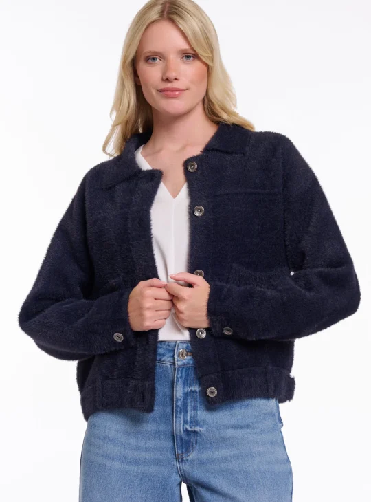 Rino & Pelle Bubbly Vest donkerblauw