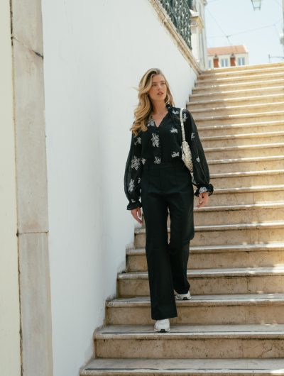 C&S Lyra Blouse zwart