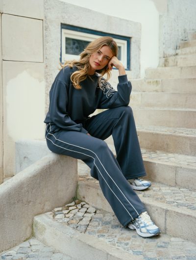 C&S Wiesje Broek dark jeans blue