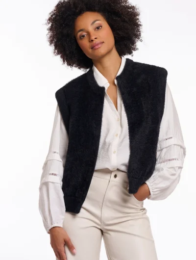 Rino & Pelle Elona Gilet zwart