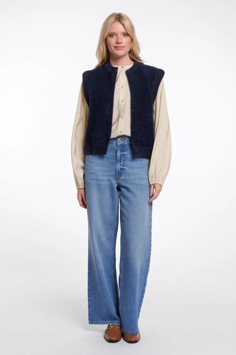 Rino & Pelle Elona Gilet donkerblauw - Afbeelding 2