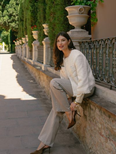 G-maxx Aubree Jacket wool white