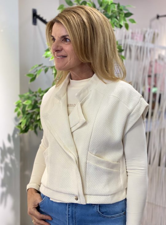 Azzurro Gilet 9894 offwhite