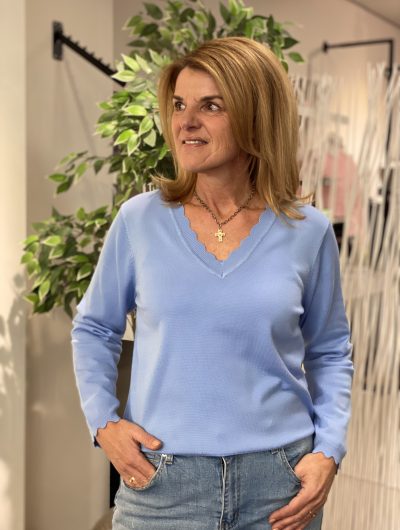 Freequent Katie Pullover vista blue