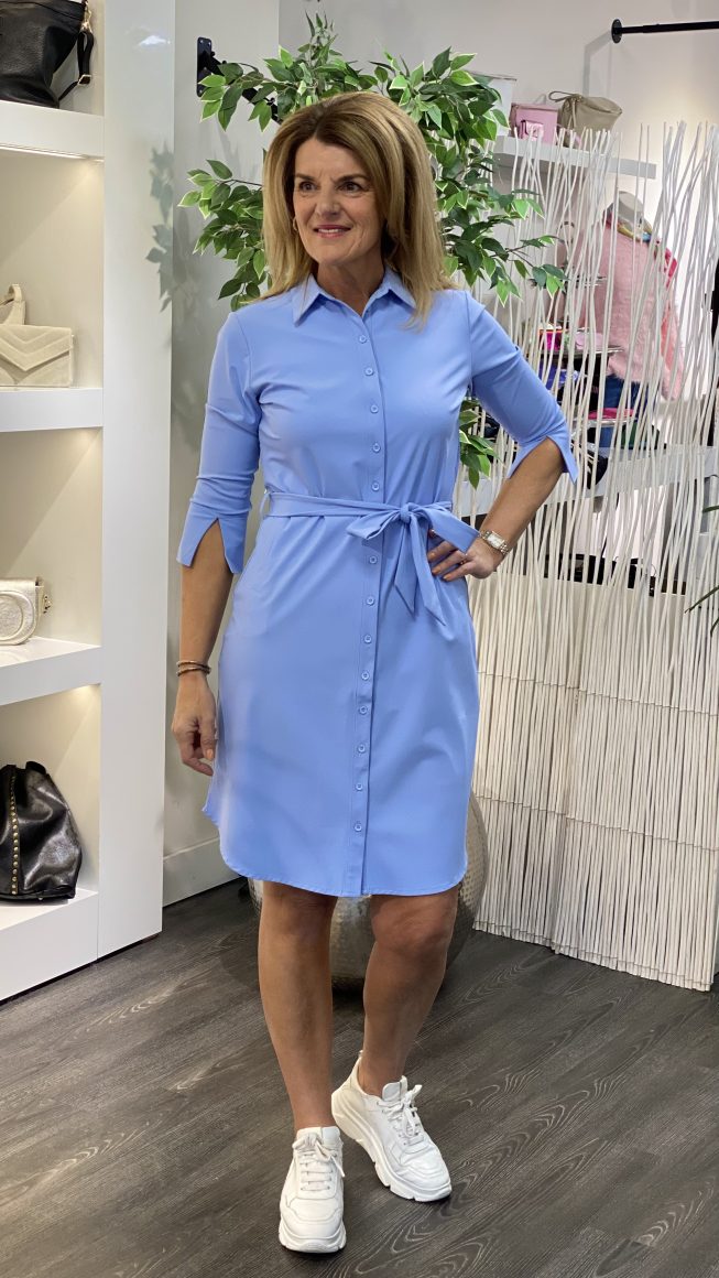 Travelstof Jurk Mi Piace 202092 lavender blue