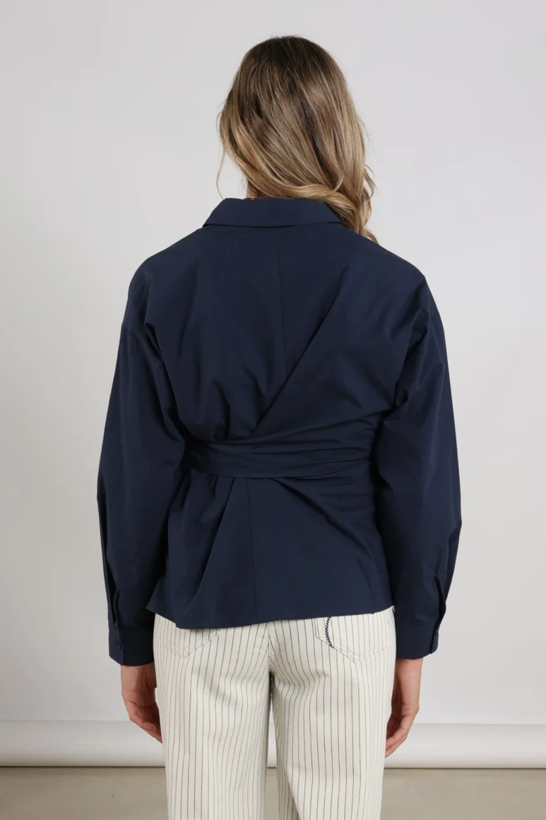 Nukus Aneta Top LS navy - Afbeelding 5