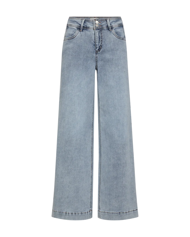 Freequent Lopez Jeans Broek light blue denim - Afbeelding 8