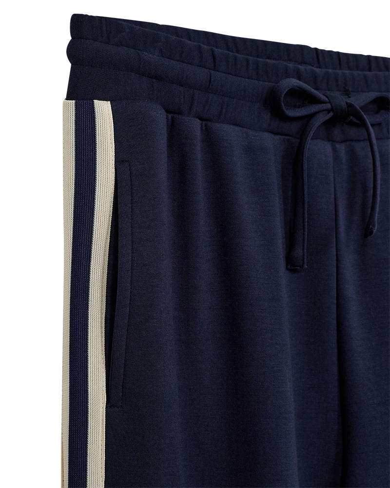 Freequent Lucinda Wijde Broek navy w. star off white - Afbeelding 5