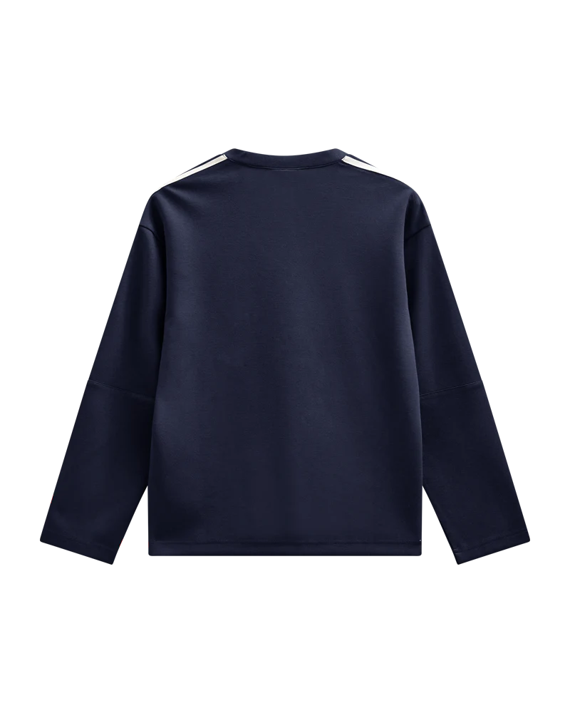 Freequent Lucinda Pullover navy w. star off white - Afbeelding 4
