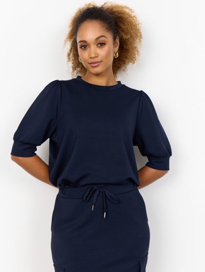 SoyaConcept Banu 83 Shirt donkerblauw