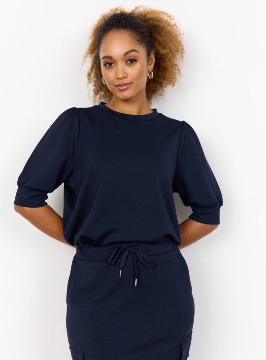 SoyaConcept Banu 83 Shirt donkerblauw