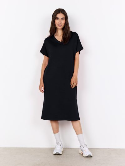 SoyaConcept Banu 296 Lange Jurk zwart