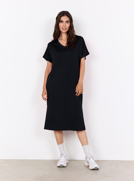 SoyaConcept Banu 296 Lange Jurk zwart