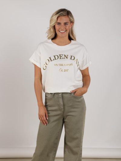 Nukus Sanne Shirt Golden Days off white army