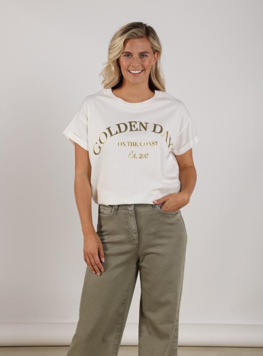 Nukus Sanne Shirt Golden Days off white army