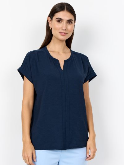 SoyaConcept Cath 1 Top donkerblauw
