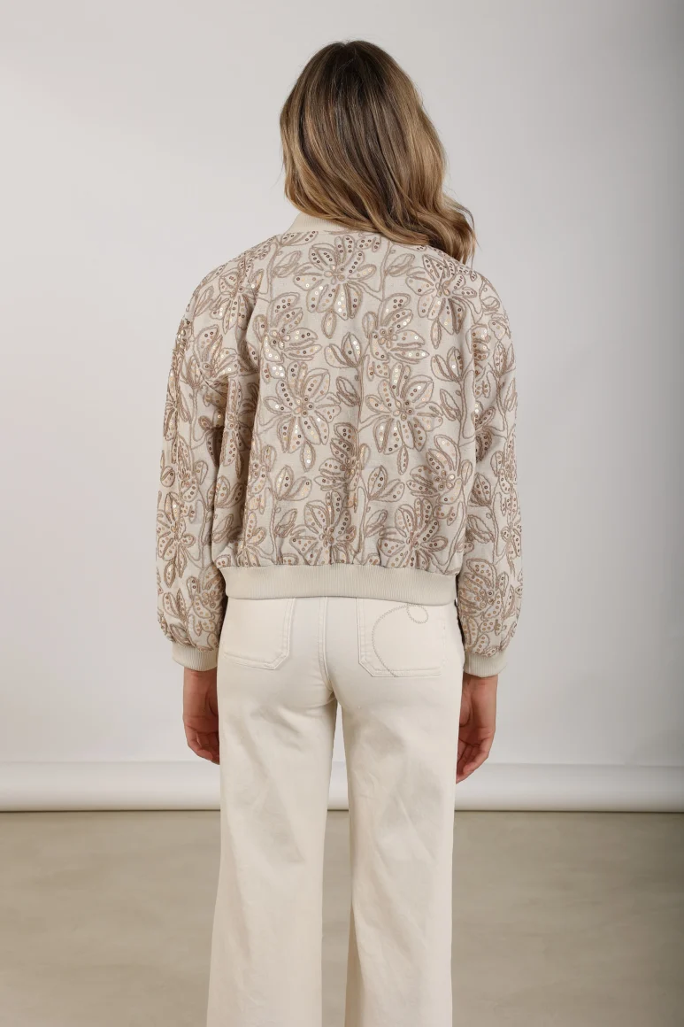 Nukus Ginny Bomber Paillet sand - Afbeelding 4