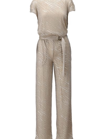 K-Design Jumpsuit met Lurex C250 P080 beige