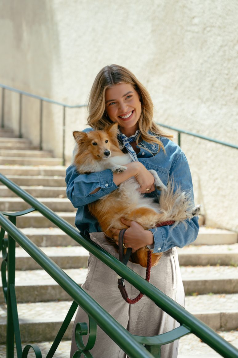 C&S Lieke Blouse light jeans blue