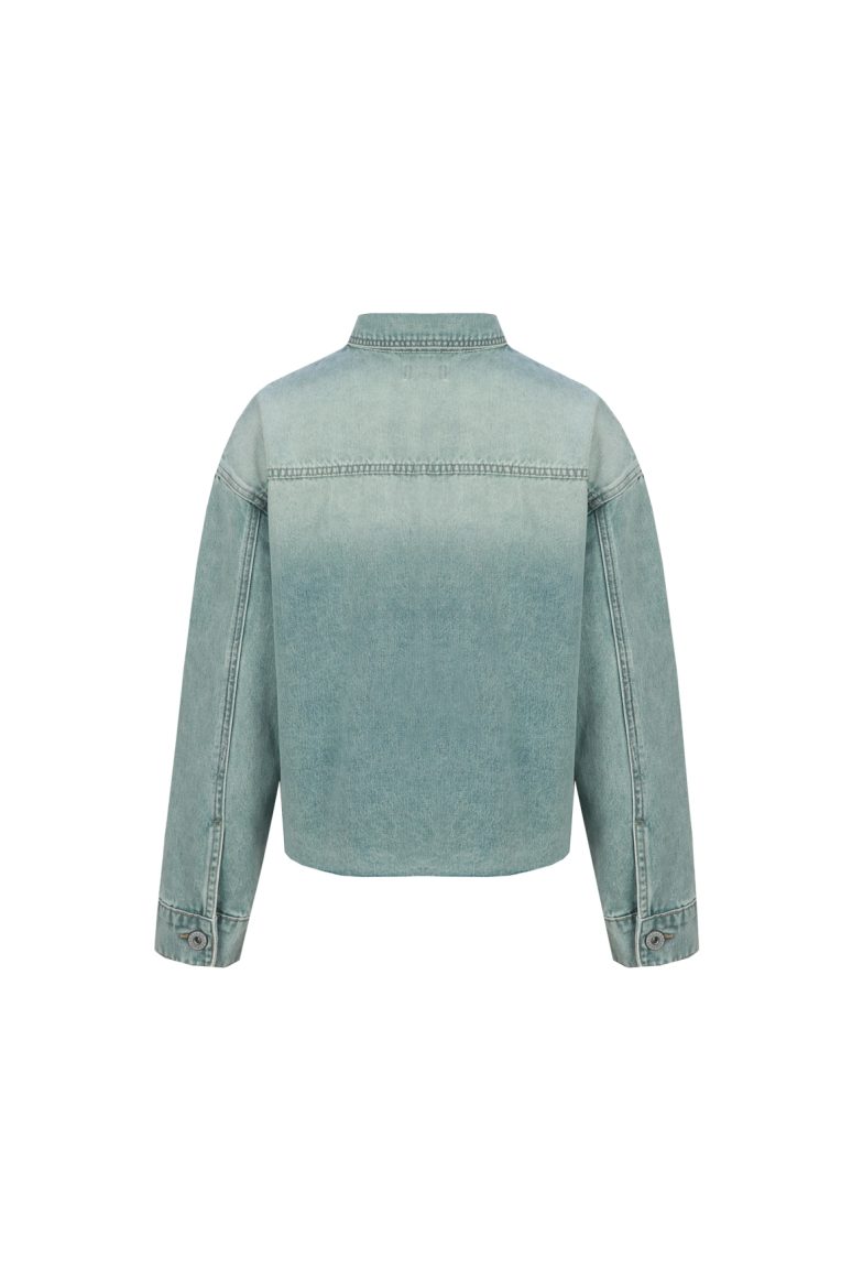 Fluresk Vaya Blouse denim green - Afbeelding 7