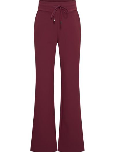 Mi Piace Bonded Travelstof Broek Premium Kwaliteit  202631 burgundy