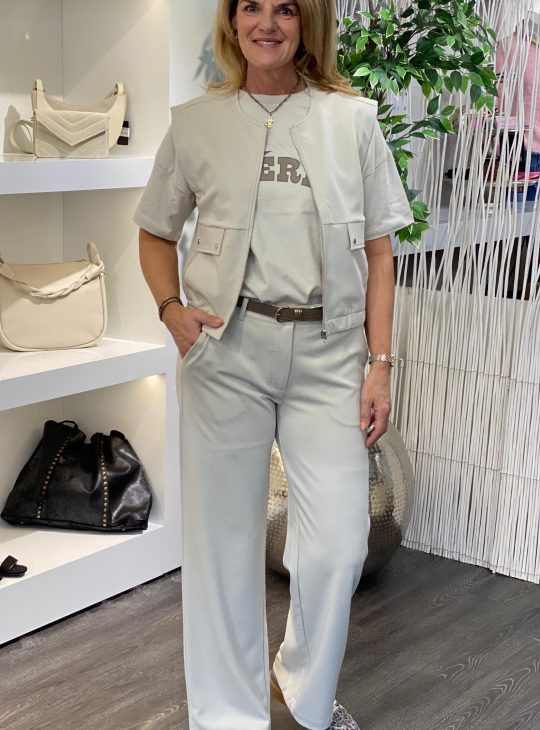 Freequent Nanni Wijde Broek moonbeam